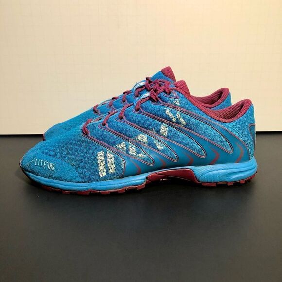 Womens INOV-8 F-Lite 185 Blue Running Shoes / Size 5.5 - Picture 4 of 10